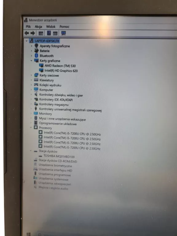LAPTOP LENOVO V310 INTEL CORE I5-7200U 8GB RAM DDR4 1TB DYSK