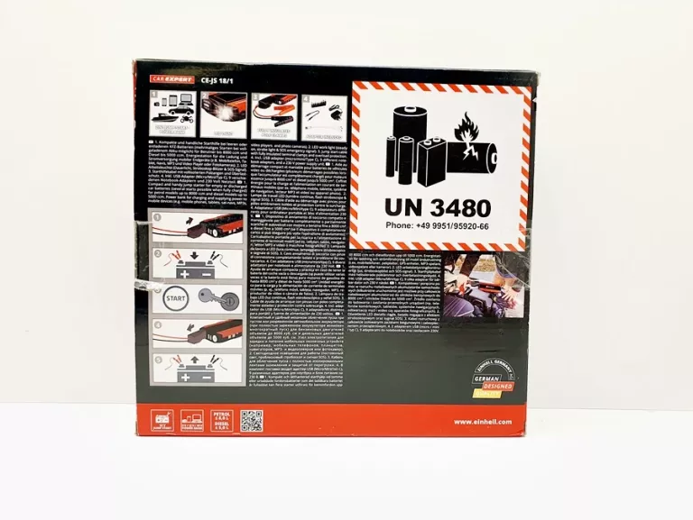 URZĄDZENIE ROZRUCHOWE EINHELL JUMP STARTER, POWER BANK CE-JS 18 1091531