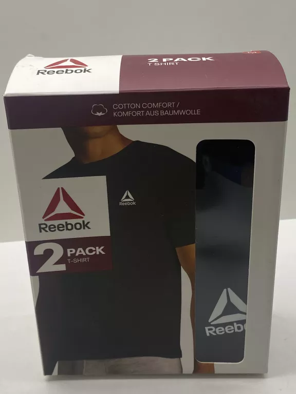 T SHIRT MĘSKI REEBOK 2PAK R.M OPIS