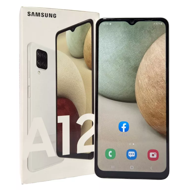 SAMSUNG GALAXY A12 BIAŁY - 4GB 64GB