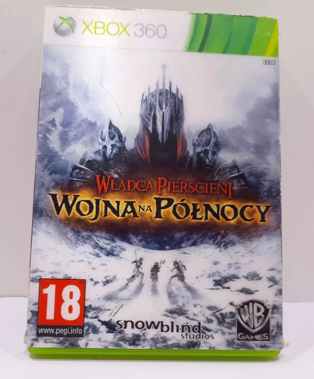 WŁADCA PIERŚCIENI WOJNA NA PÓŁNOCY XBOX360