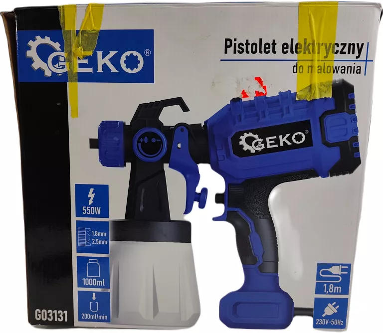 PISTOLET ELEKTRYCZNY DO MALOWANIA 4089 – GEKO PISTOLET NATRYSKOWY GEKO 400