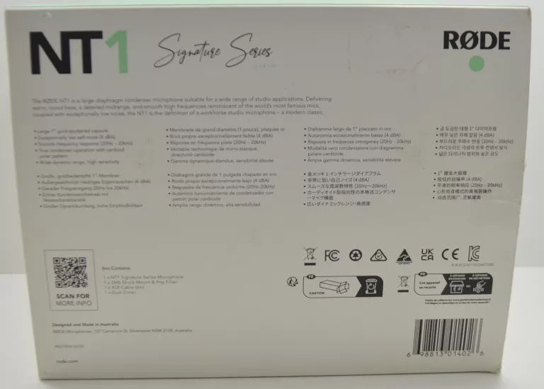 ZESTAW MIKROFON STUDYJNY RODE N1 + STOJAK SM6