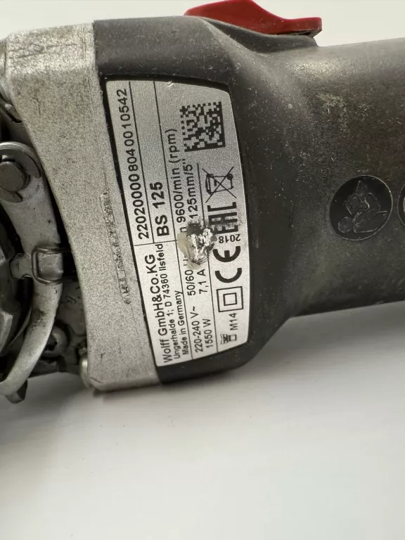 SZLIFIERKA DO PODŁÓG WOLFF BS125