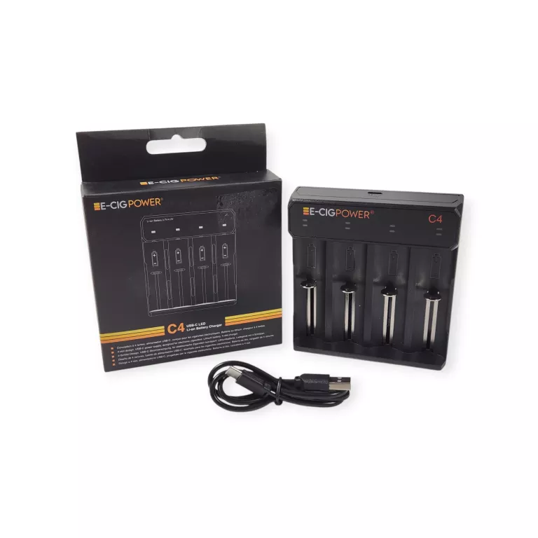 ŁADOWARKA E-CIG POWER - C4 USB-C