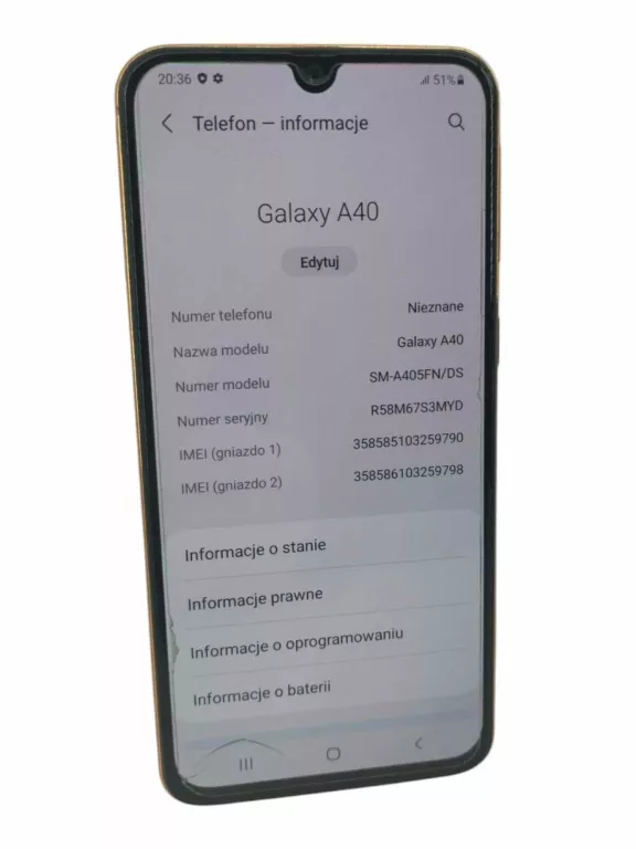 TELEFON SAMSUNG A40