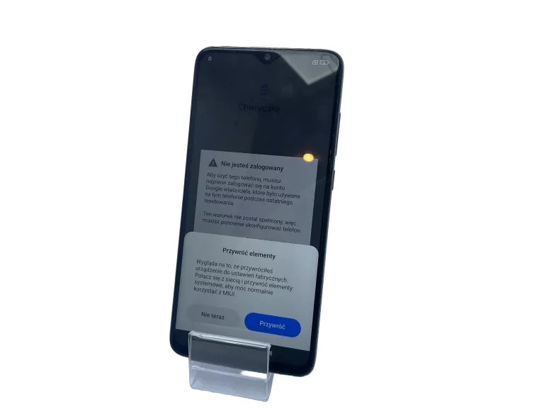 XIOAMI REDMI NOTE 8 PRO - KONTO GOOGLE