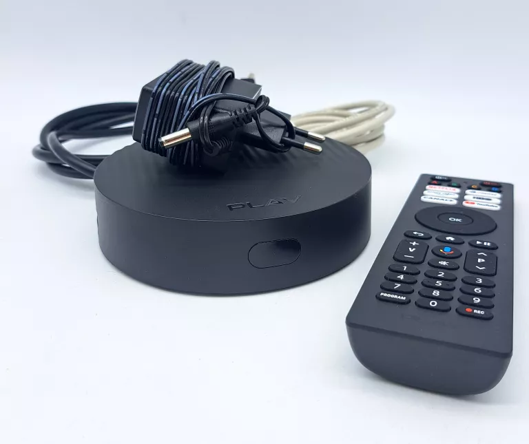 PLAY BOX TV 4K | HDMI | ZASILANIE | PILOT | KABEL SIECIOWY