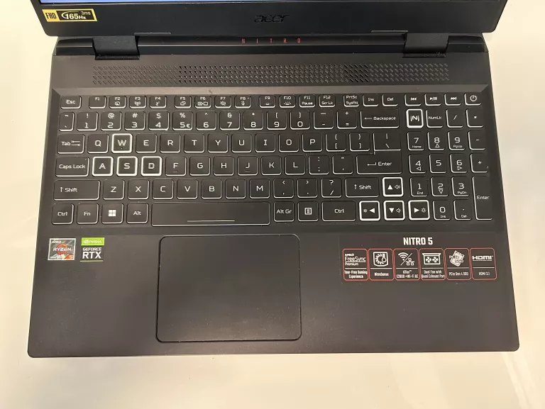 LAPTOP ACER NITRO 5 RYZEN5-6600H/16GB/512GB SSD RTX 3060 ŁADOWARKA