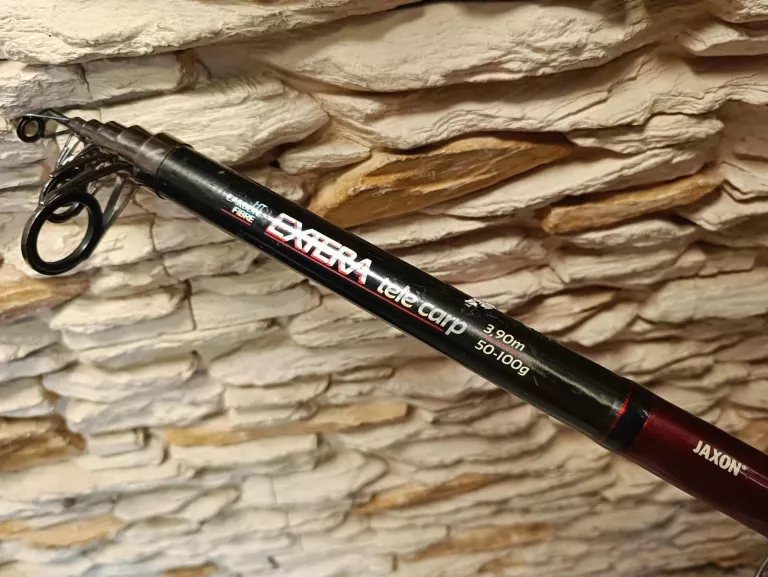 WĘDKA JAXON TELE CARP 3,90 M 50-100G + KOŁOWROTEK CRIVIT FREE-SPOOL 5000-S