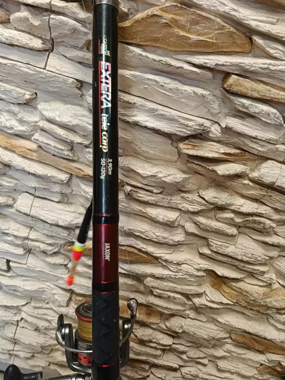 WĘDKA JAXON TELE CARP 3,90M 50-120G + KOŁOWROTEK CRIVIT 5000-S