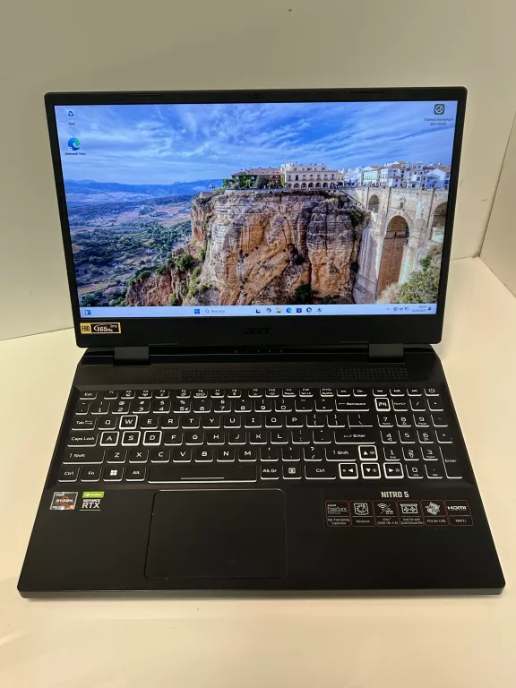 LAPTOP ACER NITRO 5 RYZEN5-6600H/16GB/512GB SSD RTX 3060 ŁADOWARKA