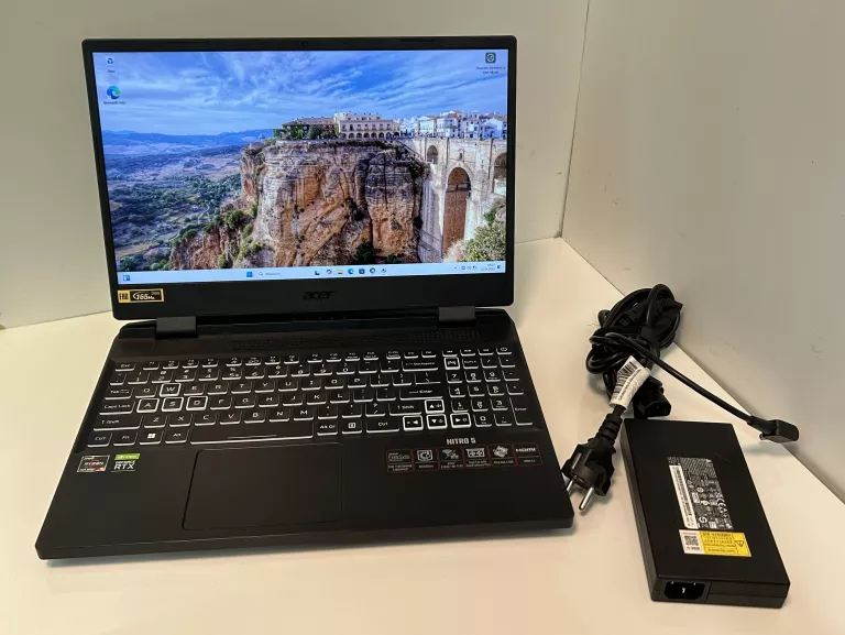 LAPTOP ACER NITRO 5 RYZEN5-6600H/16GB/512GB SSD RTX 3060 ŁADOWARKA