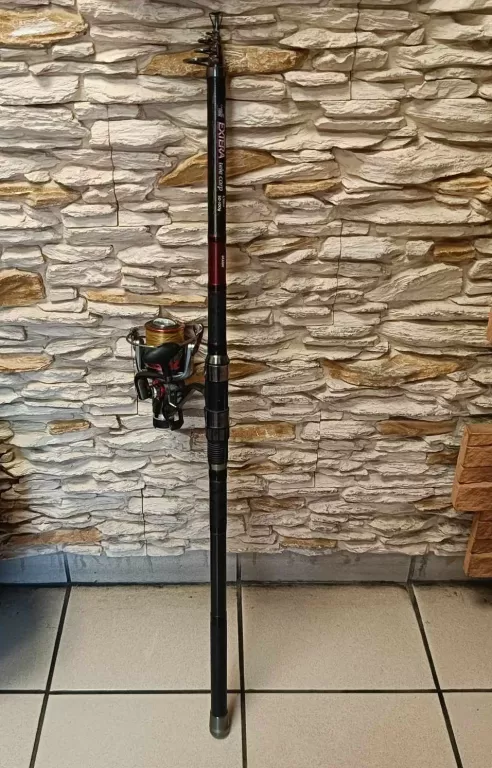 WĘDKA JAXON TELE CARP 3,90 M 50-100G + KOŁOWROTEK CRIVIT FREE-SPOOL 5000-S