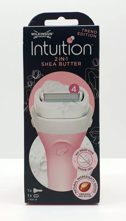 MASZYNKA NA WKŁADY DO GOLENIA WILKINSON INTUITION 2W1 MASŁO SHEA