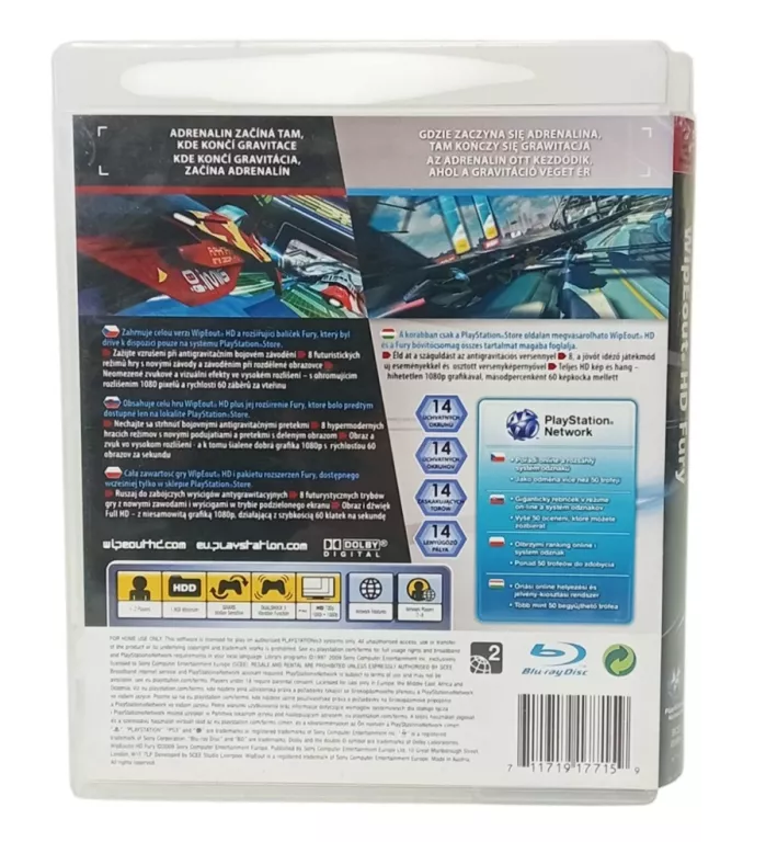 GRA WIPEOUT HD FURY PS3