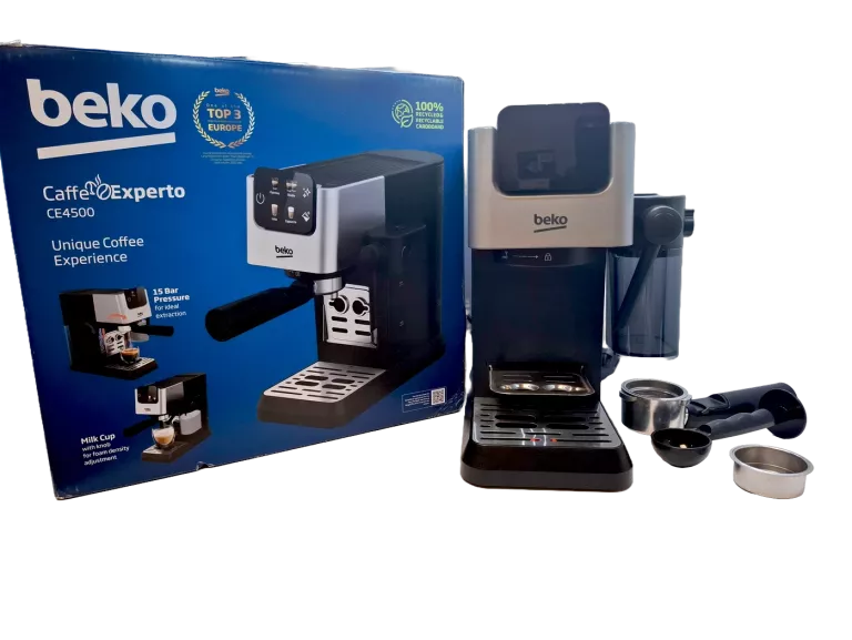 KOLBOWY EKSPRES CIŚNIENIOWY BEKO CAFFEEXPERTO CEP5304X 1628 W CZARNY