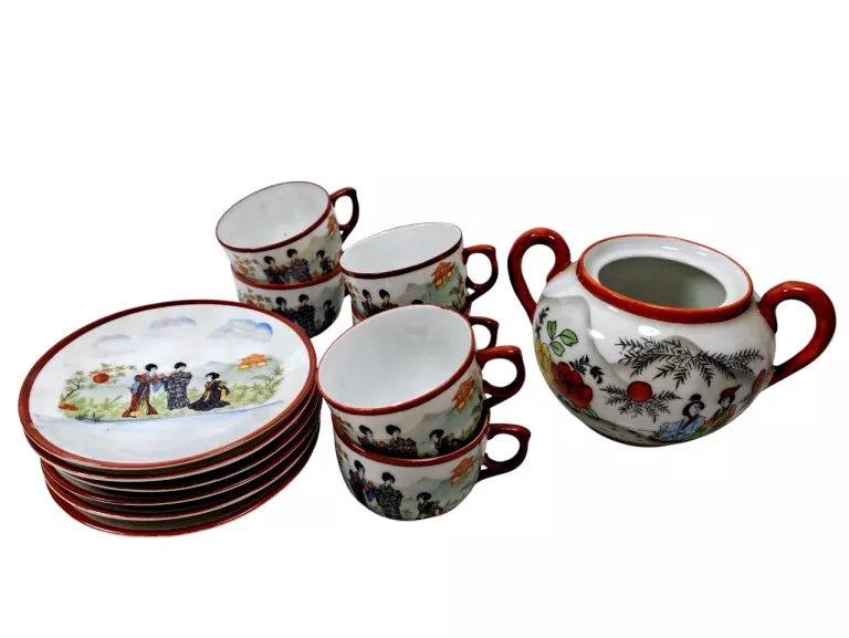 ZESTAW CHIŃSKIEJ PORCELANY DLA 6 OSÓB