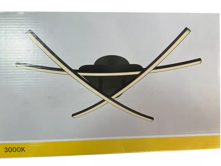 PLAFON LAMPA LED GOODHOME ALANI 3 X LED 1700 LM CZARNY MATOWY