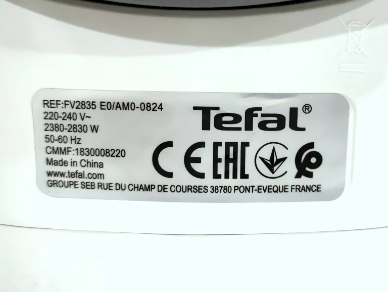 ŻELAZKO PAROWE TEFAL EXPRESS STEAM 2400W FV2835