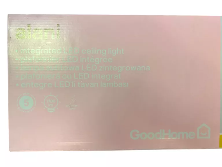 PLAFON LAMPA LED GOODHOME ALANI 3 X LED 1700 LM CZARNY MATOWY