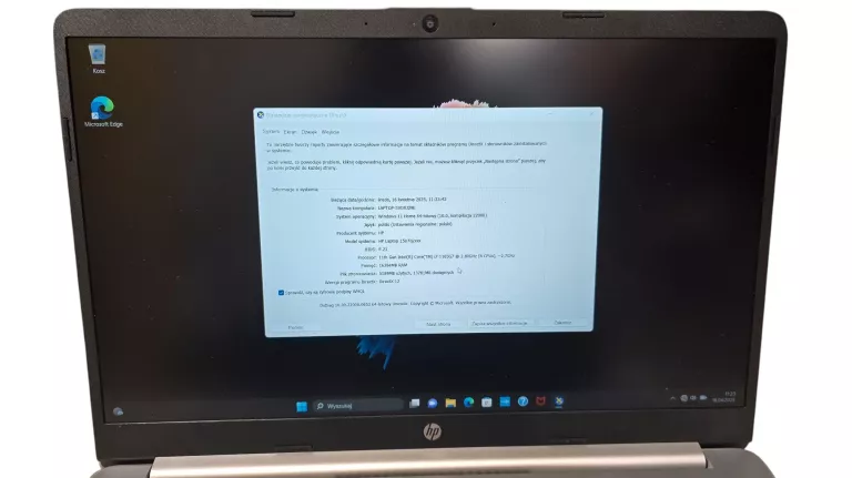 LAPTOP HP 15S-FQ2955NZ 16GB/WIN11/1TB/I7