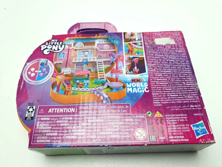 MY LITTLE PONY MINI WORLD MAGIC KOMPAKTOWE MIASTECZKO ZATOKA GRZYW SUNNY