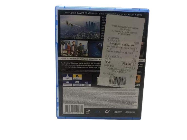 GTA V GRAND THEFT AUTO 5 PLAYSTATION 4 EDYCJA PREMIUM PL PS4