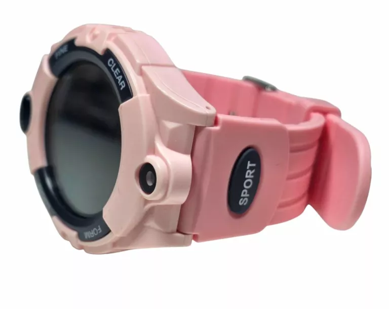 SMARTWATCH DLA DZIECI BEMI SPORT 4MB RÓŻOWY NA KARTĘ SIM KPL
