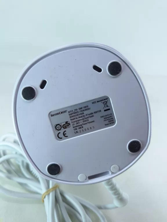 PAROWNICA DO UBRAŃ SILVERCREST SDMF 1300 B1 1400W W PUDEŁKU
