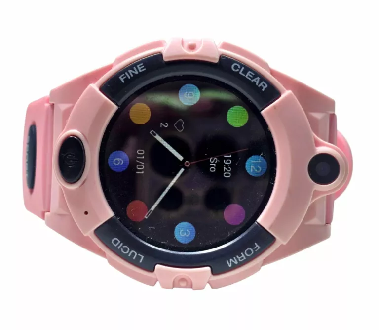 SMARTWATCH DLA DZIECI BEMI SPORT 4MB RÓŻOWY NA KARTĘ SIM KPL
