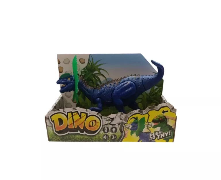 ZABAWKA DINO RYCZĄCY DINOZAUR NIEBIESKI