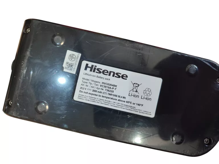 ODKURZACZ PIONOWY HISENSE HI MOVE IV HVC6264BK ZASILACZ