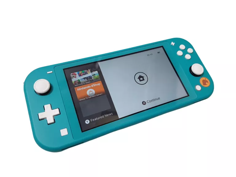 KONSOLA NINTENDO SWITCH LITE TURKUSOWY ANIMAL CROSSING EDITION + GRATIS