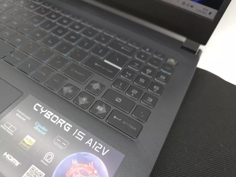MSI CYBORG 15 A12VE-057PL I5-12450H 16GB RAM 512GB SSD GEFORCE RTX4050