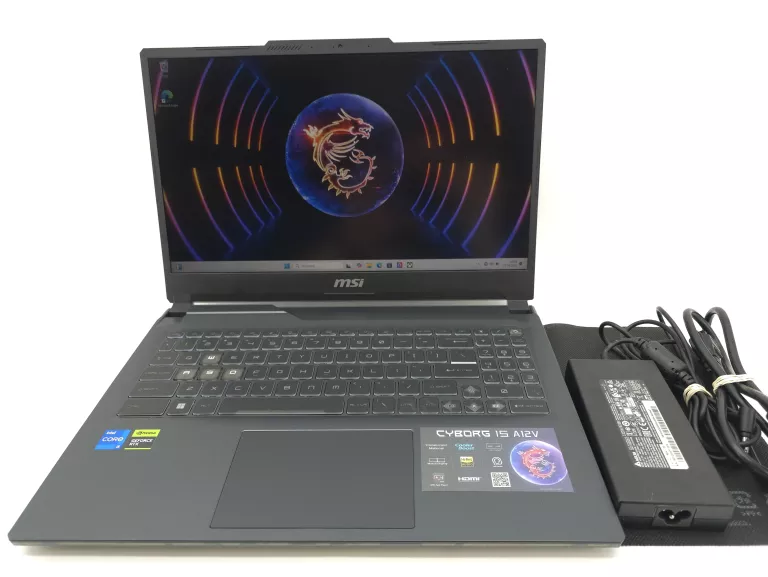 MSI CYBORG 15 A12VE-057PL I5-12450H 16GB RAM 512GB SSD GEFORCE RTX4050