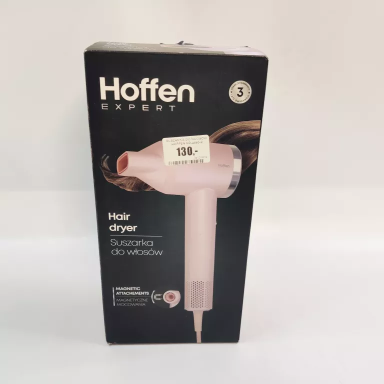 SUSZARKA DO WŁOSÓW HOFFEN HD-4463-2 ROZOWA