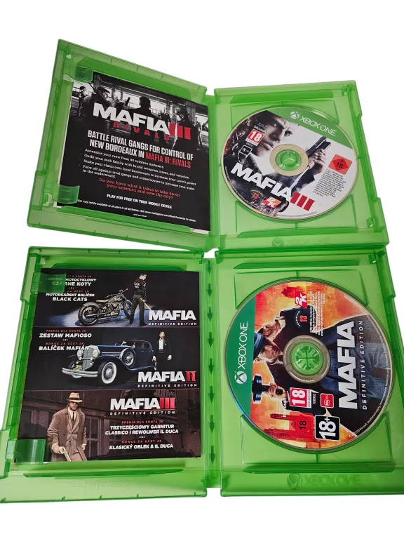 ZESTAW GIER NA XBOX ONE MAFIA: DEFINITIVE EDITION + MAFIA III