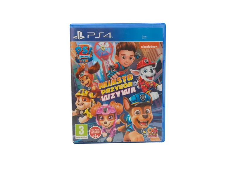 GRA PSI PATROL MIASTO PRZYGÓD WZYWA PS4 PLAYSTATION 4