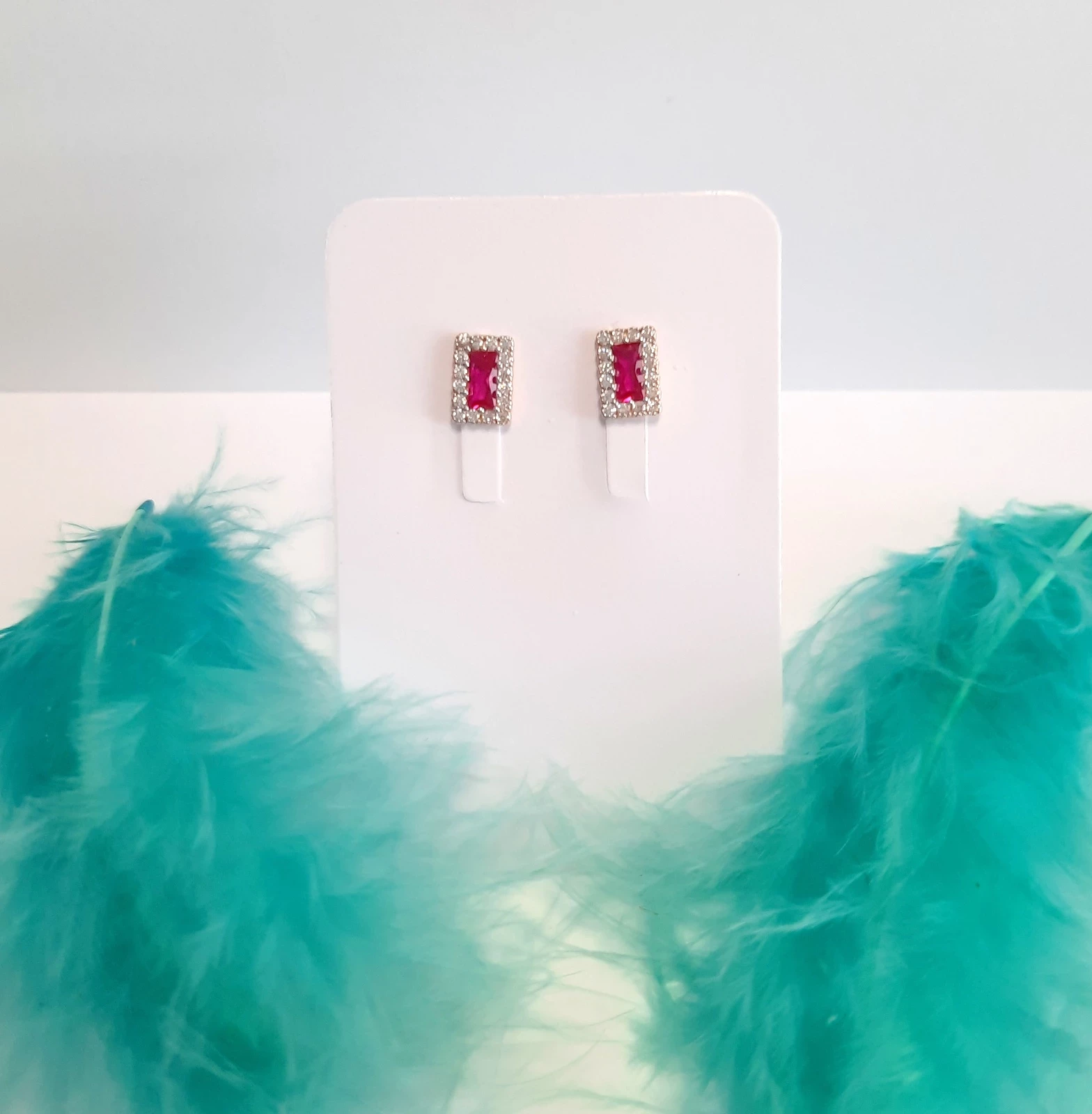 okazja-zlote-kolczyki-sztyft-rozowe-oczko-14kt-3-maja-22-hajnowka