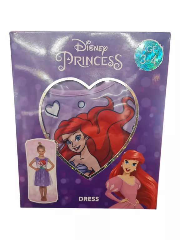 SUKIENKA DISNEY PRINCESS ARIELKA 3- 4 LAT PRZEBRANIA
