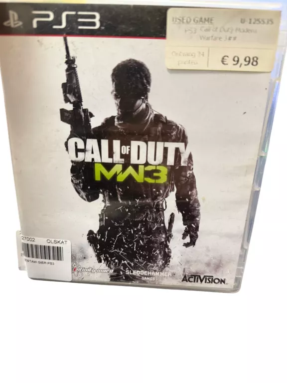 CALL OF DUTY MW3 - PLAYSTATION 3