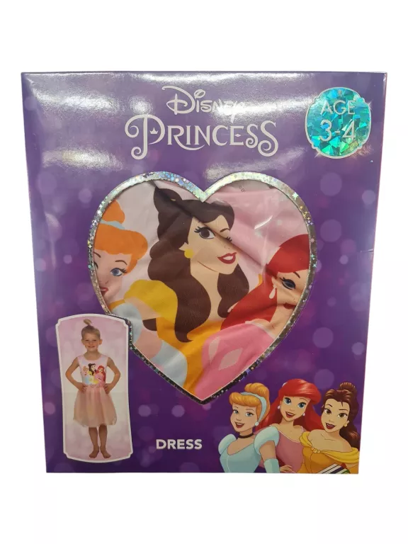 SUKIENKA DLA DZIEWCZYNKI KSIĘŻNICZKI GRUPA TRZY PRINCESS 3-4 LATA