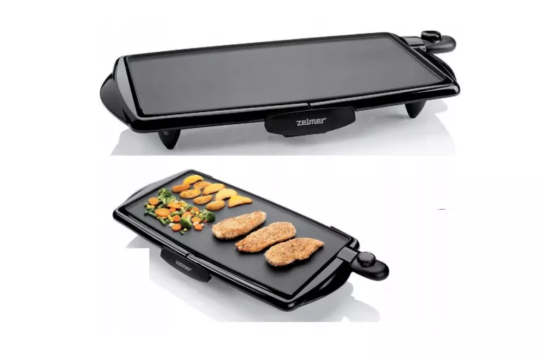 TRADYCYJNY GRILL ELEKTRYCZNY ZELMER 40Z010 CZARNY 2000W