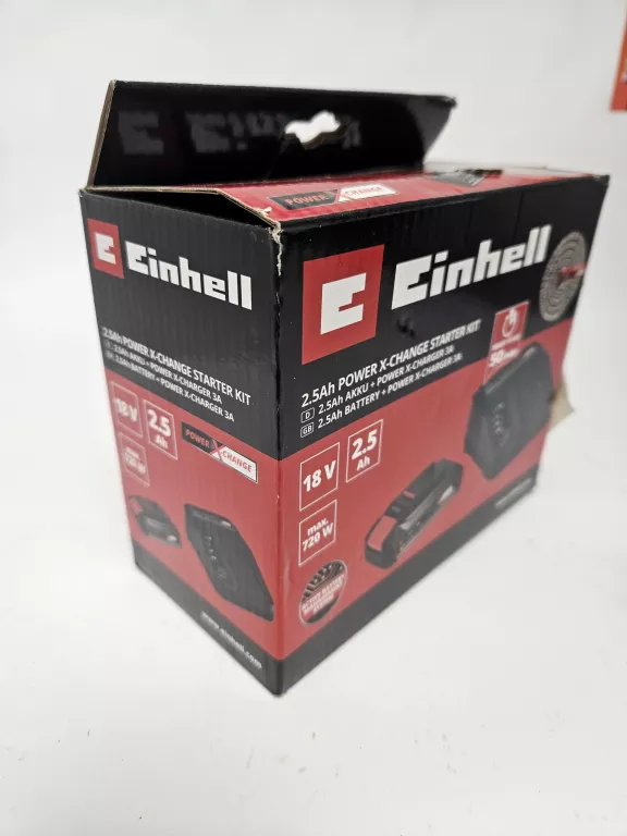 EINHELL AKUMULATOR + ŁADOWARKA PXC 18V 2.5AH