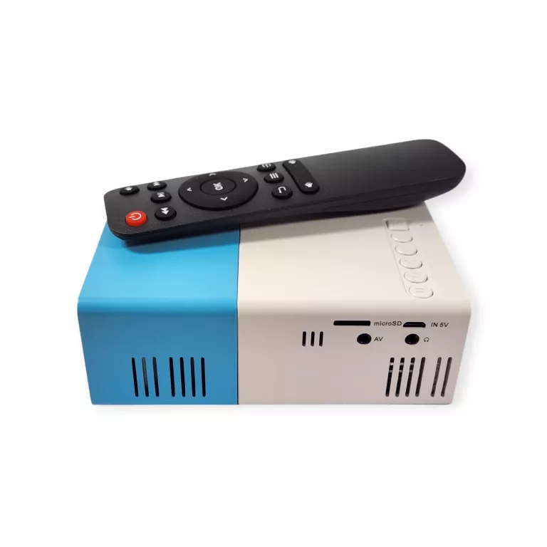 PRZENOŚNY MINI RZUTNIK PROJEKTOR LED FULL HD DO TELEFONU LAPTOPA TABLETA