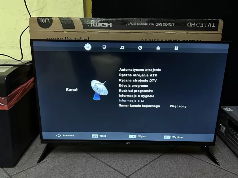 TELEWIZOR LED TV 32 LIN 32LHD1810 SLIM HD READY DVB-T2 SUPER STAN