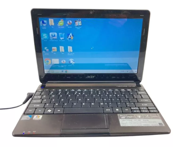 NETBOOK LAPTOP ACER ASPIRE ONE AOD270 N2600/4GB/320/WIN7