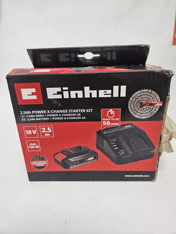 EINHELL AKUMULATOR + ŁADOWARKA PXC 18V 2.5AH