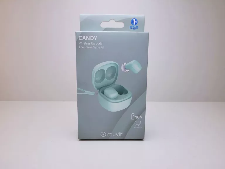 SŁUCHAWKI BEZPRZEWODOWE EARBUDX MTTWS3262 MUVIT CANDY KOMPLET